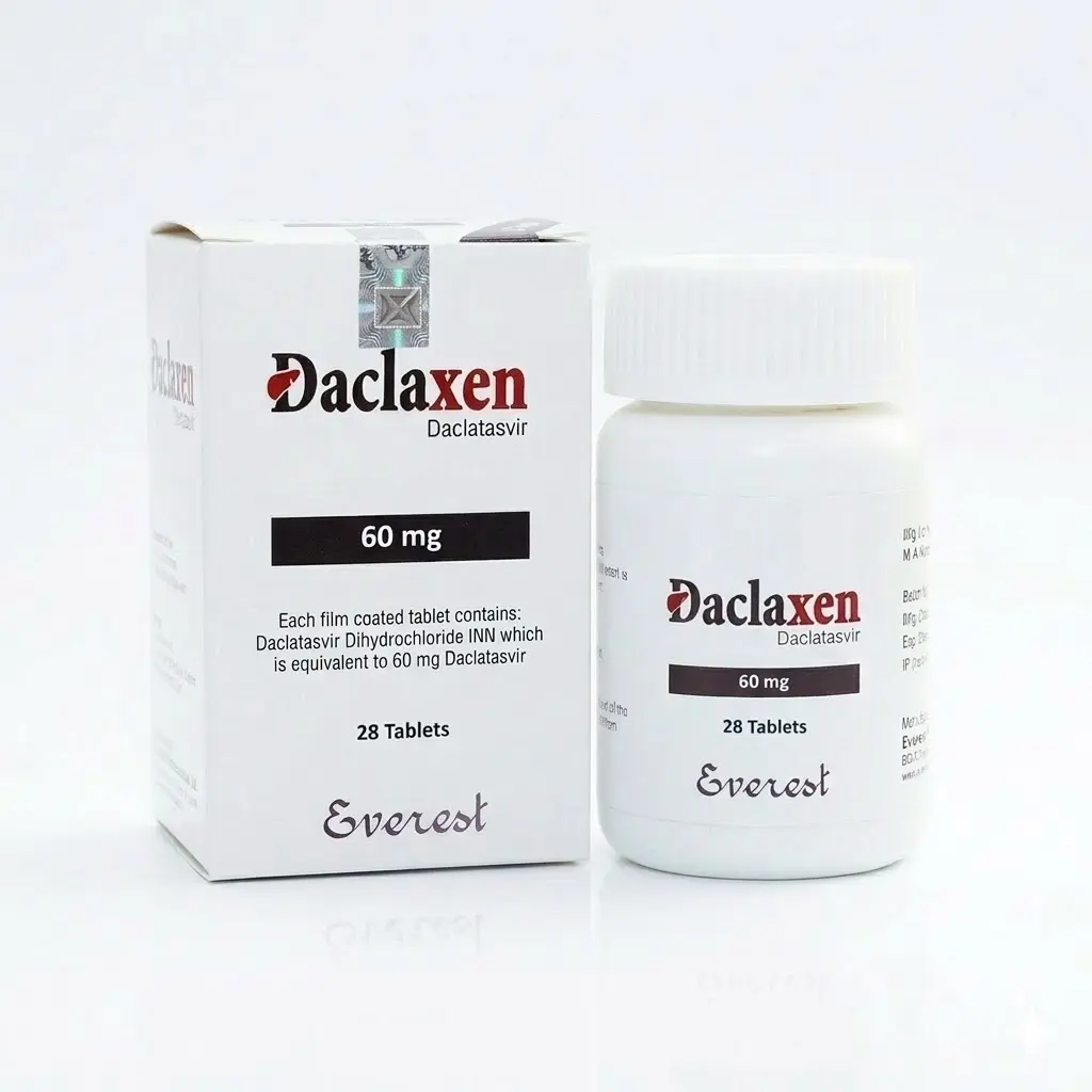 Daclaxen — Daclatasvir 60 mg, 28 product-page.units_short, Everest