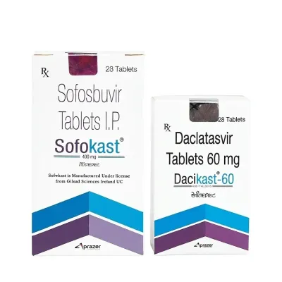 Sofokast + Dacikast 400 mg + 60 mg  Aprazer