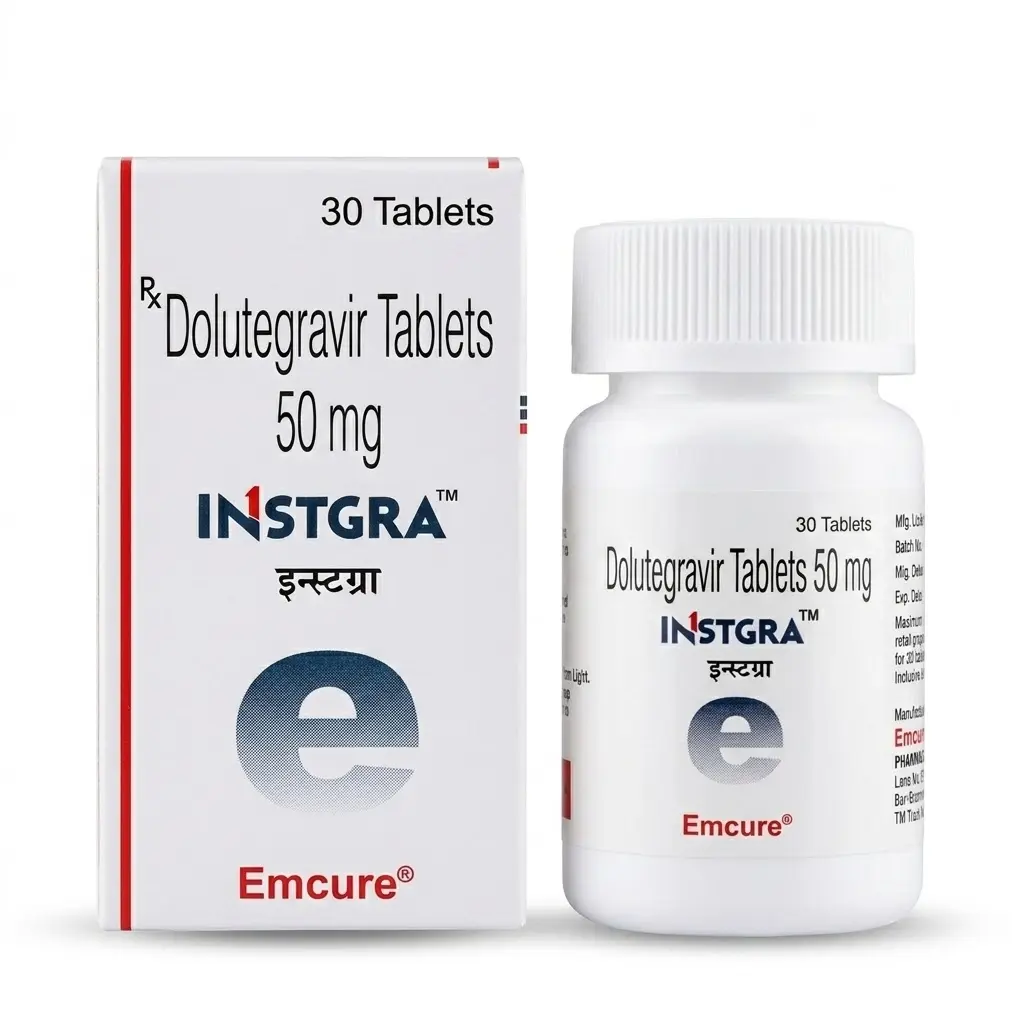 Instgra — Dolutegravir 50 mg, 30 product-page.units_short, Emcure