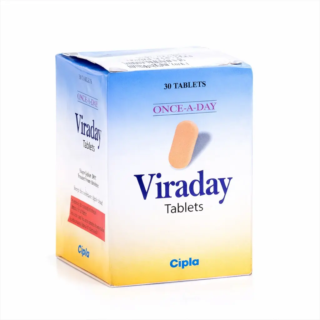 Viraday — Efavirenz 600 mg + 200 mg + 300 mg, 30 product-page.units_short, Cipla