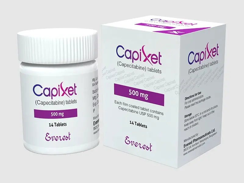 Capixet — Capecitabine 500 mg, 14 product-page.units_short, Everest