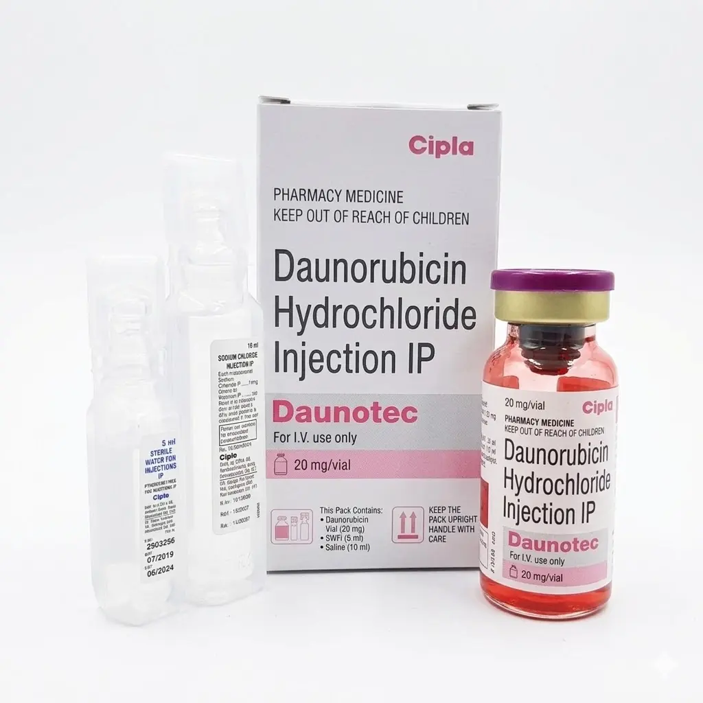 Daunotec — Daunorubicin 20 mg, 1 product-page.units_short, Cipla
