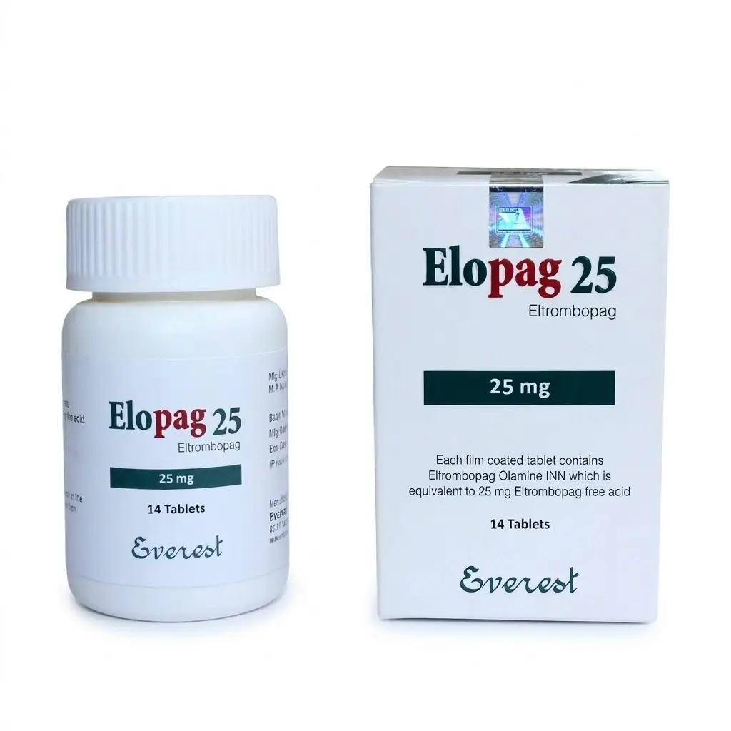 Elopag 25 — Eltrombopag 25 mg, 14 product-page.units_short, Everest