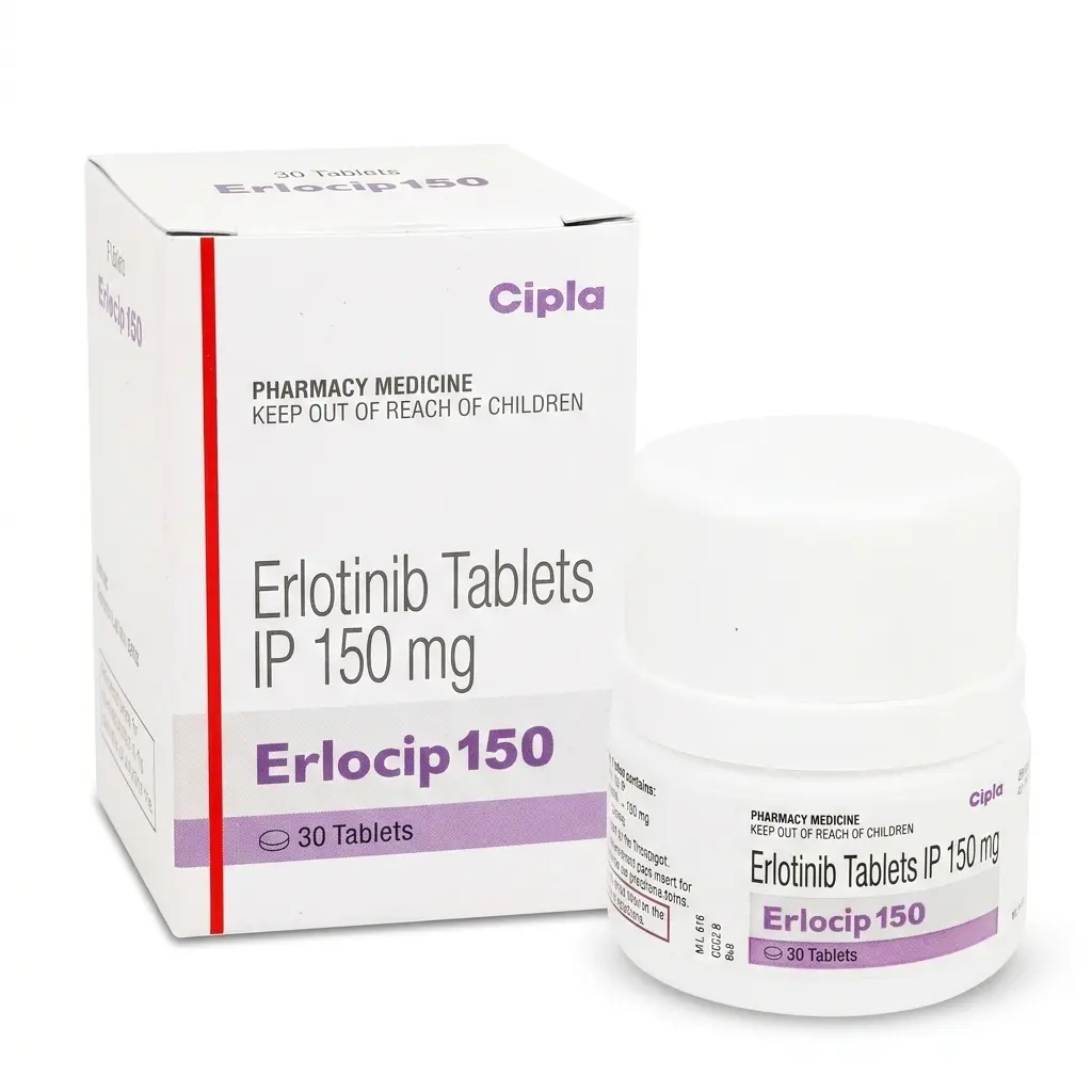 Erlocip — Erlotinib 150 mg, 30 product-page.units_short, Cipla