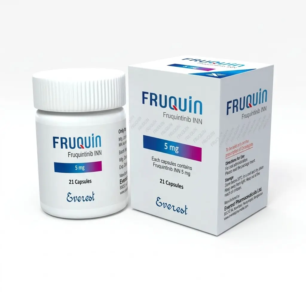 Fruquin — Fruquintinib 5 mg, 21 product-page.units_short, Everest