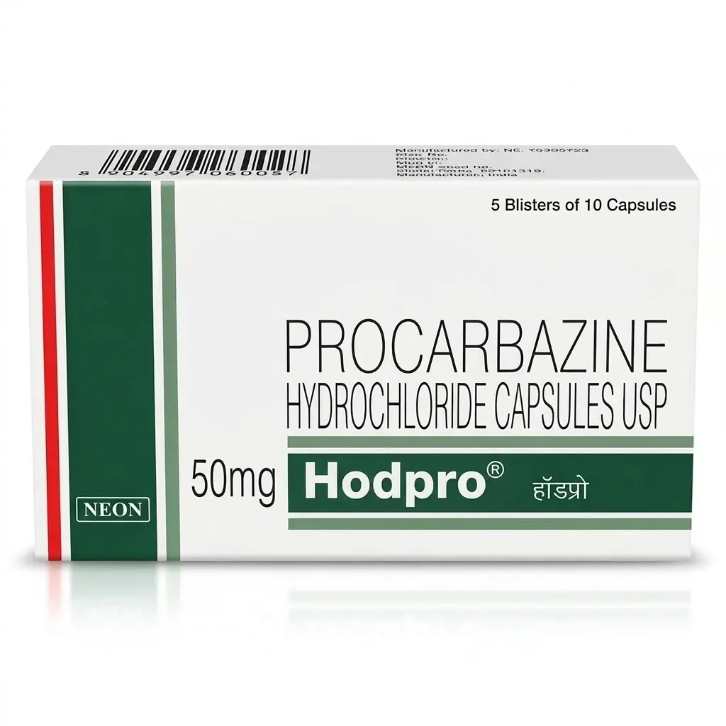 Hodpro — Procarbazine 50 mg, 50 product-page.units_short, Neon